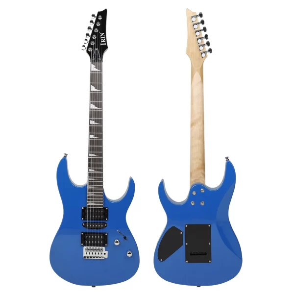 irin 6 strings electric guitar 24 frets maple body neck electric guitarra with bag amp capo necessary guitar parts accessories