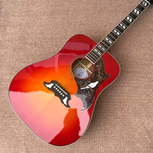41 inch model dove style acoustic guitar, acoustic guitar with pickup, spruce top guitar top, made in china