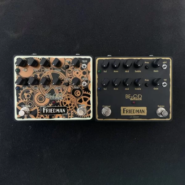 ly rock fredman guitar distortion effect pedal be od double channel manual rock heavy distortion pedal effect,true bypass