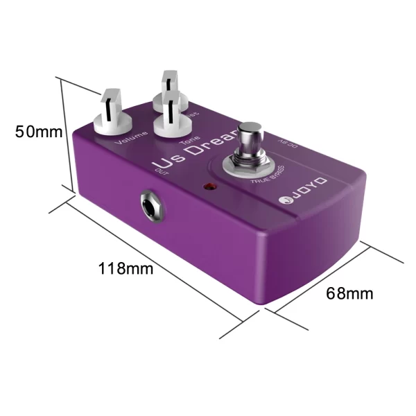 joyo jf 34 us dream distortion guitar effect pedal high gain distortion effect driven tube amplifier simulation guitar pedal