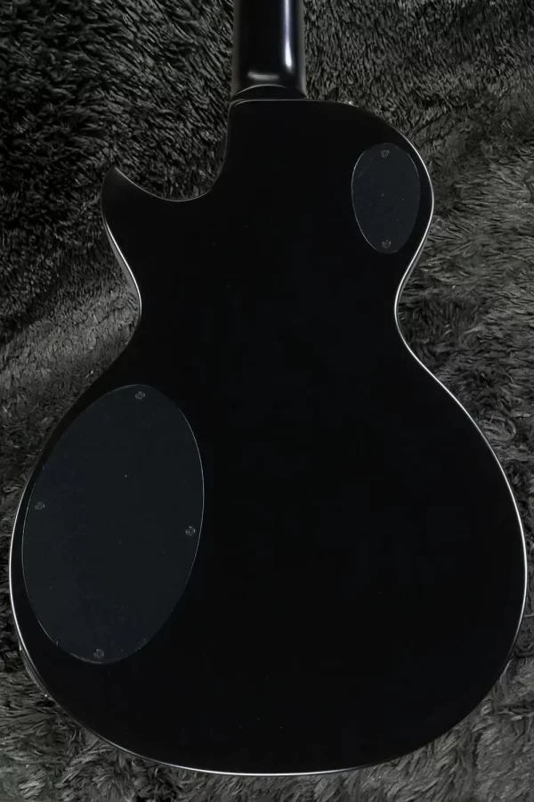 zemaitis casimere metal satin black electric guitar aluminum plate rosewood fingerboard chrome hardware korean made tremolo brid