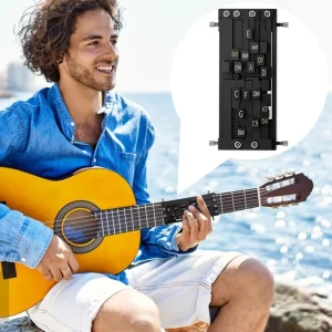 2024 newest double chord guitar chord presser professional beginner practice tool classical performance folks guitar accessories