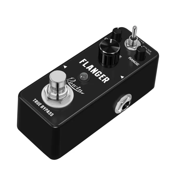 rowin classic flanger guitar pedal, vintage analog flanger effect pedal flanger guitar pedal electric guitar effects pedal