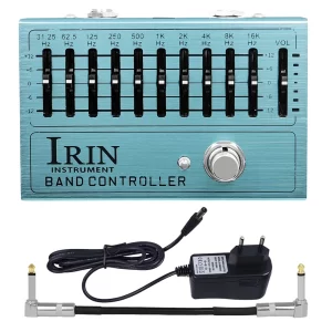 irin an 40 electric guitar effects pedal controller equalizer 10 band pedal effect eq pedals guitar accessories 31.25hz to 16khz