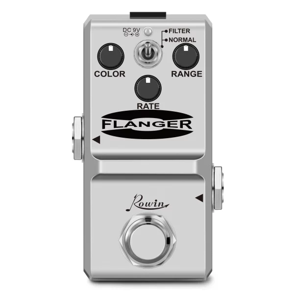 rowin mini guitar pedals nano size dist overdrive fuzz chorus flanger phaser delay dumble booster bluce tremolo tube drive comp