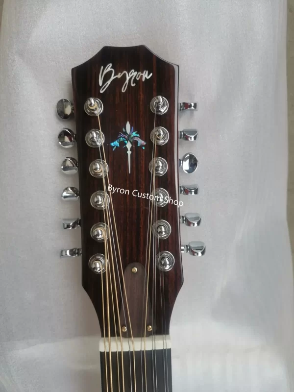 koa guitar 12 strings guitar armrest bevelled cutway 12 string acoustic electric guitar can ship from us uk