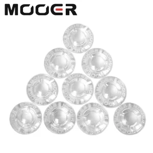 10pcs 11 11 mooer shrooms footswitch toppers candy plastic bumpers electric guitar effects pedal protector