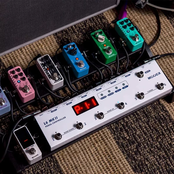 mooer guitar multi effects pedal combined effect pedal pcl6 mkii pedal controller programmable guitar parts & accessories