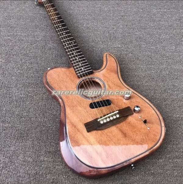 2025 custom shop multi color acoust semi hollow body electric guitar polyester satin urethane finish, spurce top, deep c neck