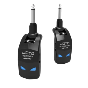 joyo jw 03 wireless guitar system 2.4g 4 channels rechargeable wireless transmitter receiver for electric guitar bass amplifier