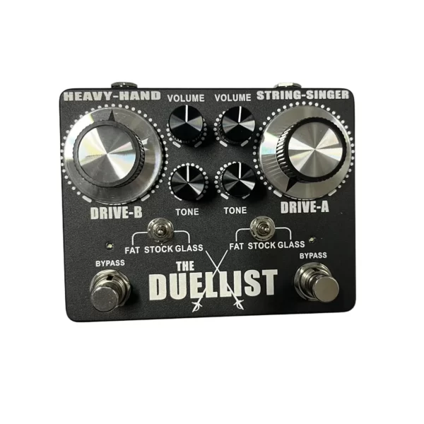 big man guitar pedal, new version king tone duellist overdrive distortion effect pedal,classic effect pedal,black