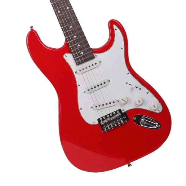 rosewood fingerboard electric guitar set with strap, bag, picks, cable & wrench complete package!