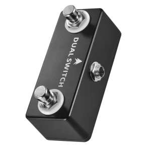 mosky dual switch guitar effect pedal dual footswitch foot switch pure buffer guitar pedals full metal shell guitar accessories