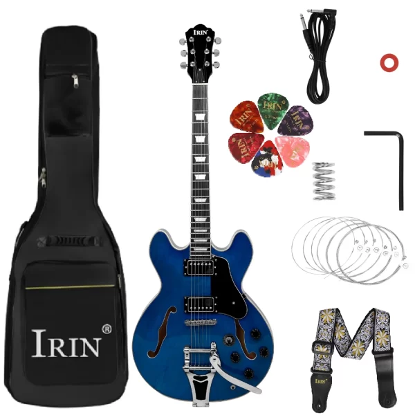 jazz f hole full hollow electric guitar 6 string available in multiple colors jazz electric guitar