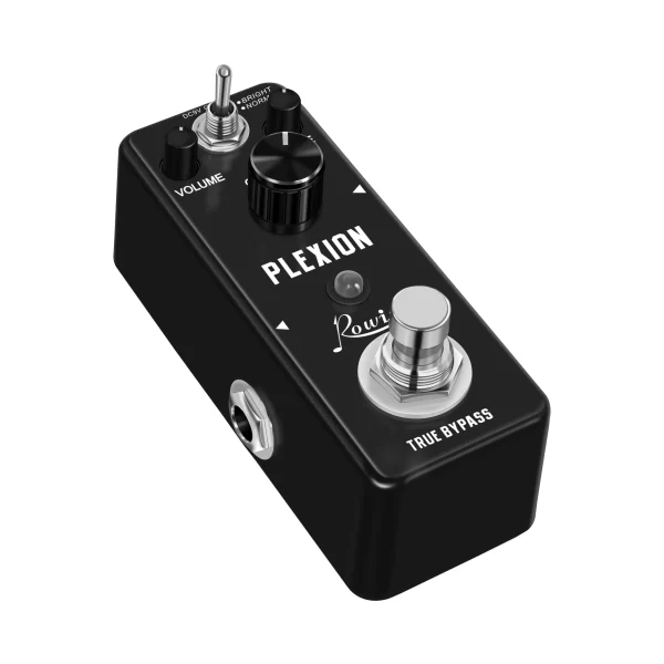distortion guitar pedal plexion effect pedal for guitar bass distortion pedal with bright normal modes, plexion tone combined wi