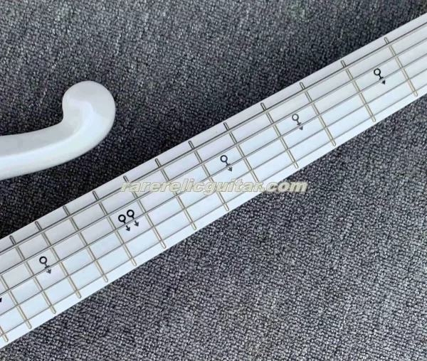 2025 multi colors available 5 strings prince white cloud electric bass guitar maple body symbol inlay golden sparkle truss rod