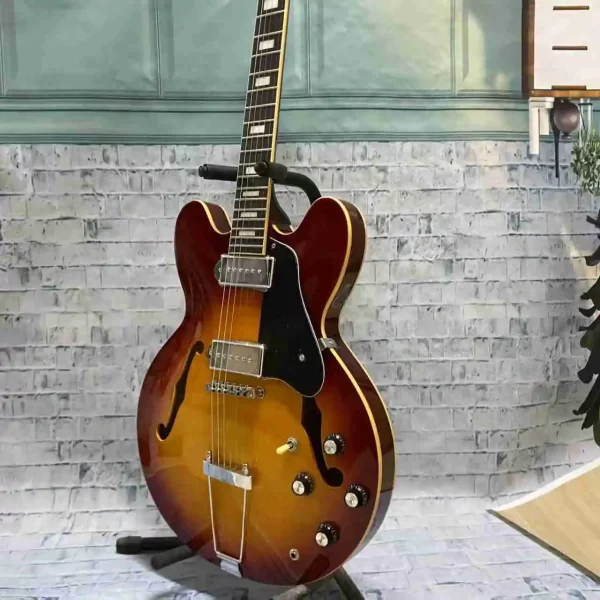 335 semi hollow electric guitar p90 pickup chrome plated hardware maple body rosewood fingerboard 22 frets fast delivery