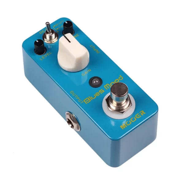 mooer blues mood overdrive guitar effect pedal blues style 2 modes true bypass full metal shell micro guitar pedal