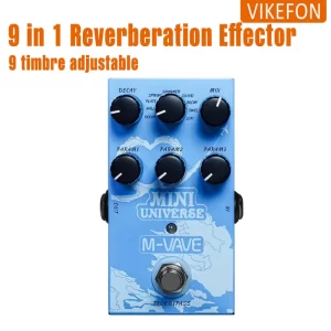 m vava mini universe digital reverb pedal analog reverberation guitar pedal 9 reverb tones pedal pure for electric bass music