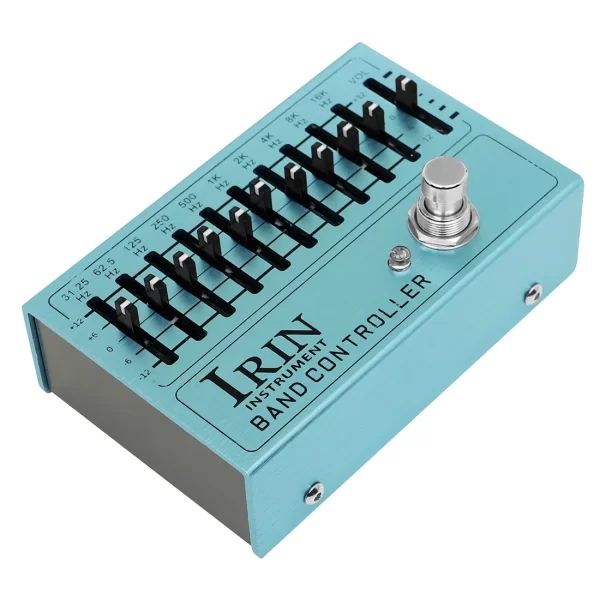 irin an 40 10 band eq electric guitar effect pedal controller equalizer true bypass adjustable knobs guitar accessories parts