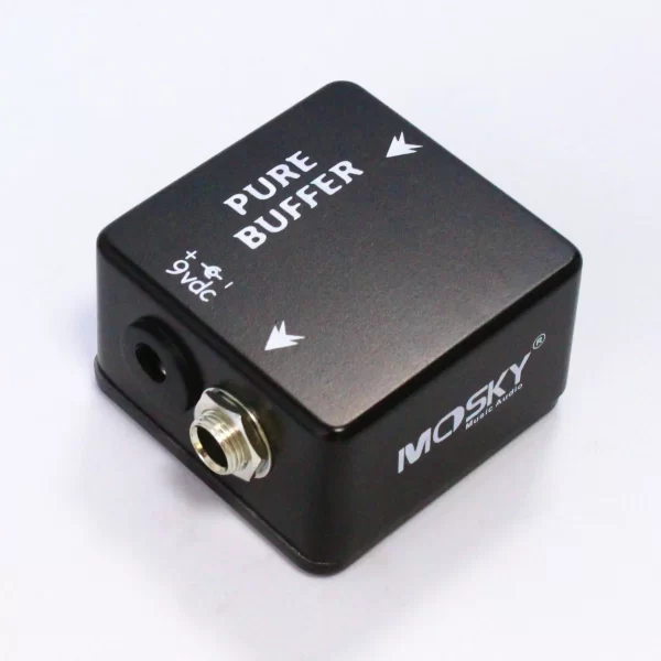 mosky pure buffer pedal,buffer guitar effect pedal full metal shell guitar accessories black