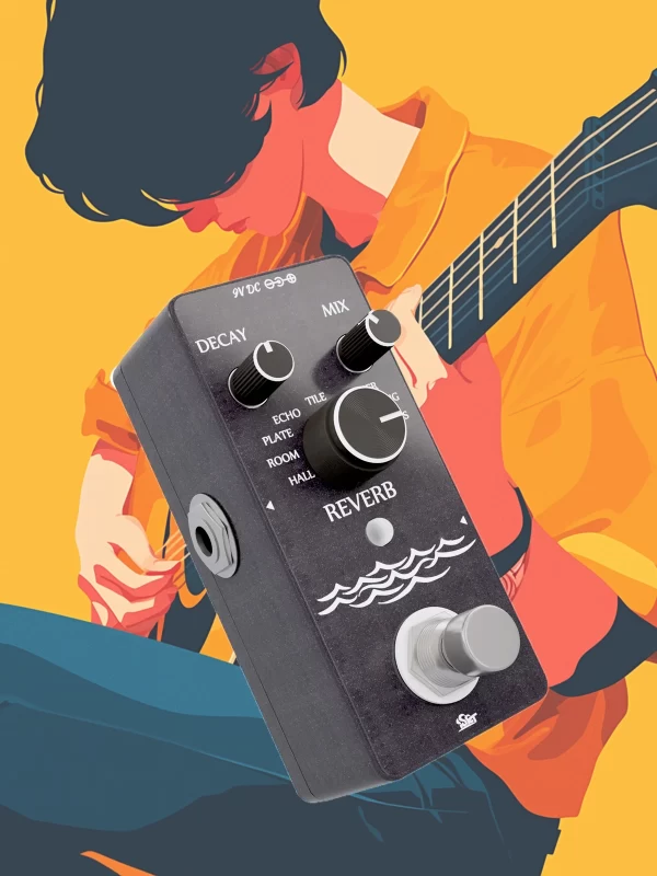 iset guitar effect pedal noise gate cube baby tuner chorus phaser delay fuzz dist overdrive flanger boost reverb true bypass