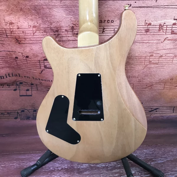 chinese electric guitar natrual color maple wood top bird mahogany body in stock free shipping hot sale