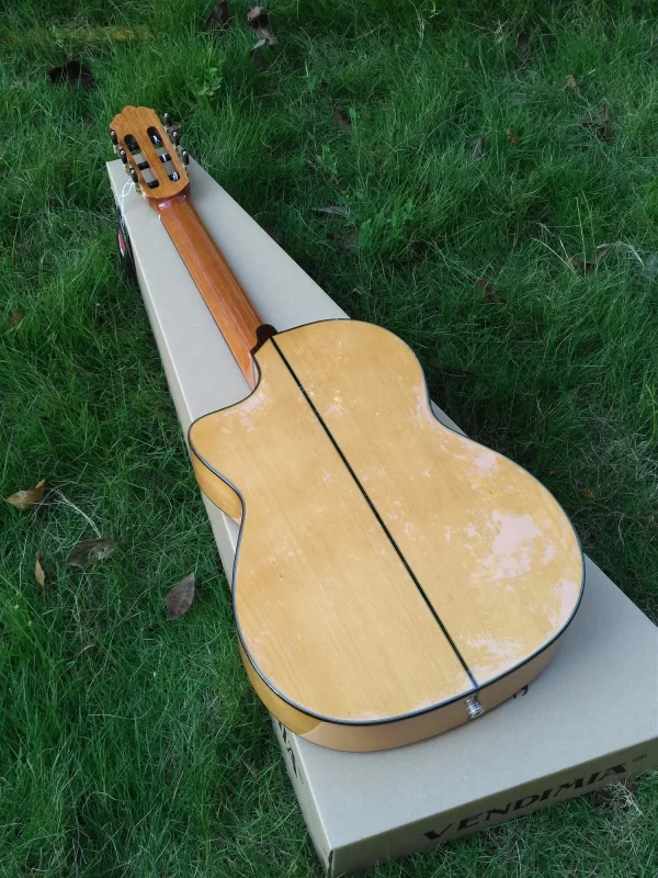 all solid geake k 600c flamenco classical guitar high quality with spanish spruce cypress nylon mahogany rosewood psy301