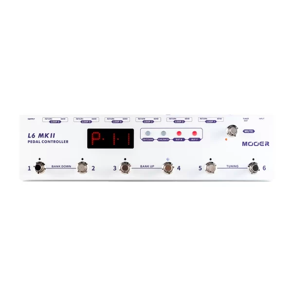 mooer guitar multi effects pedal combined effect pedal pcl6 mkii pedal controller programmable guitar parts & accessories