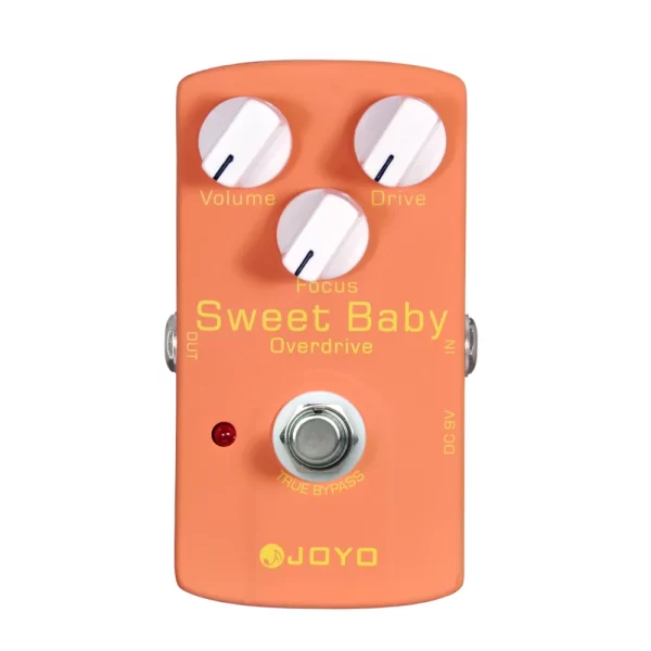 joyo jf 36 sweet baby overdrive guitar effect pedal low gain overdrive pedal with volume/drive/focus knobs true bypass