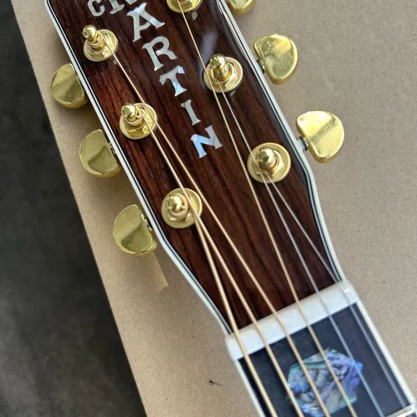 stock custom d 45 guitar, 41 inches, solid spruce top, rosewood touch /20 frets /6 strings, acoustic guitar