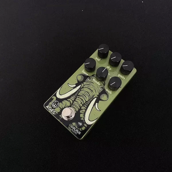 ly rock walrus guitar effects pedal 5 in 1 multi mode rock overdrive pedal