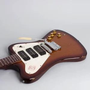 electric guitar firebird, 6 strings, sunburst color, well crafted，rosewood fingerboard，high quality,fast shipping