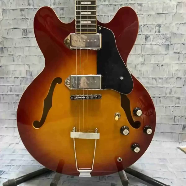335 semi hollow electric guitar p90 pickup chrome plated hardware maple body rosewood fingerboard 22 frets fast delivery