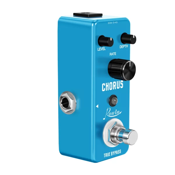 rowin lef 304 guitar analog chorus pedal ensemble king level depth knob high warm clear chorus sound with bbd chip true bypass