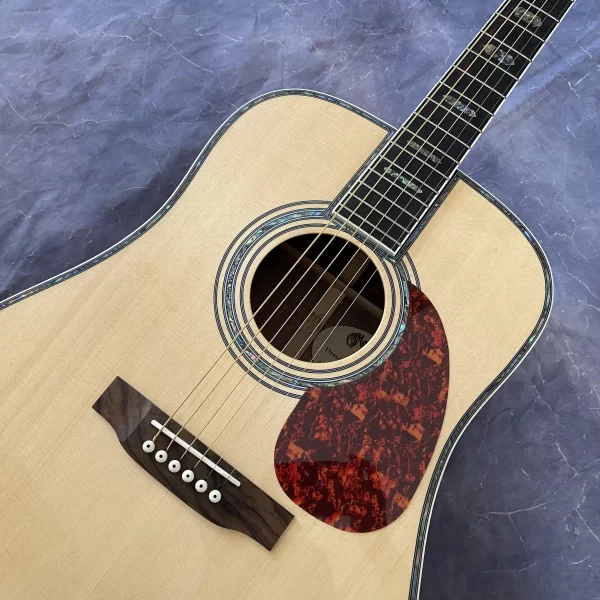 20frets acoustic guitar solid spruce top 20frets rosewood fingerboard hollow abalone inlaid fingerboard