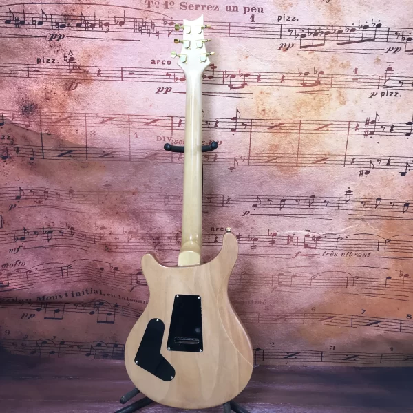 chinese electric guitar natrual color maple wood top bird mahogany body in stock free shipping hot sale
