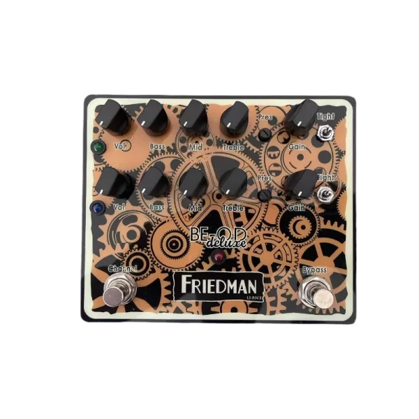 ly rock fredman guitar distortion effect pedal be od double channel manual rock heavy distortion pedal effect,true bypass