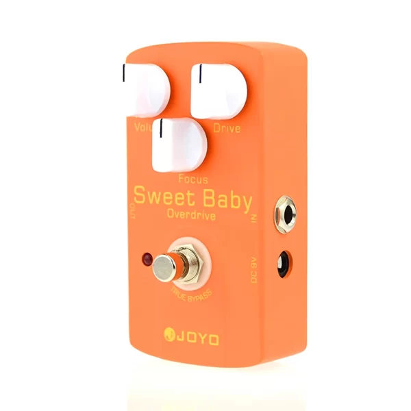 joyo jf 36 sweet baby overdrive guitar effect pedal low gain overdrive pedal with volume/drive/focus knobs true bypass
