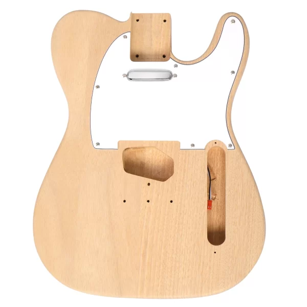 diy 6 string tl style electric guitar kits with mahogany body, maple neck and accessories