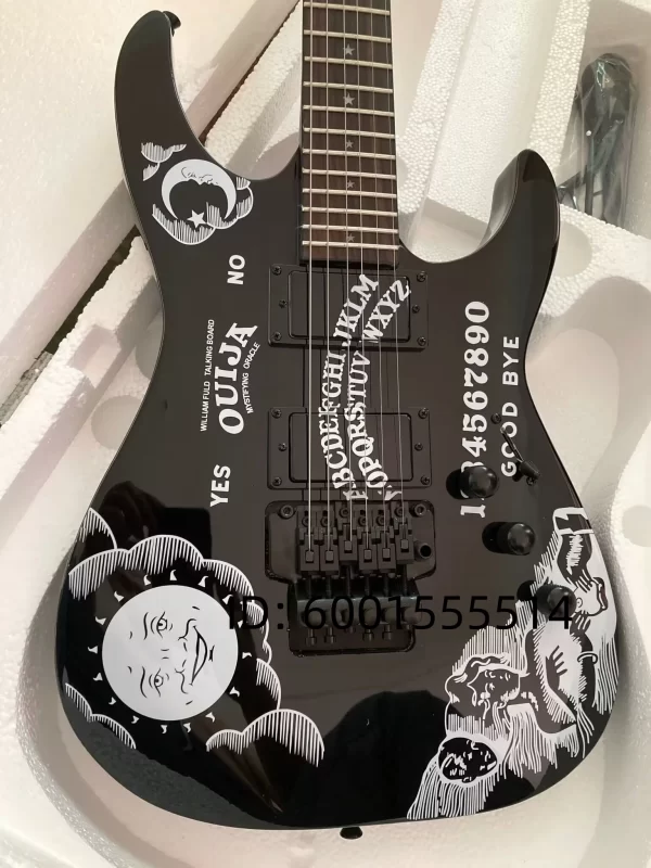 send tomorrow esp custom shop kh 2 ouija kirk hammett cynthia electric guitar