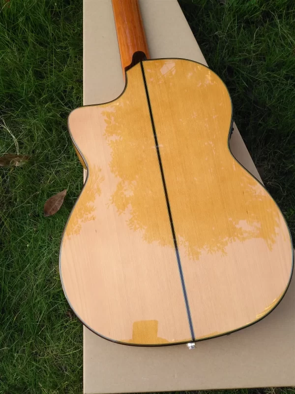all solid geake k 600c flamenco classical guitar high quality with spanish spruce cypress nylon mahogany rosewood psy301