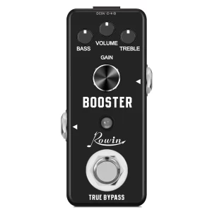 rowin lef 318 guitar booster pedal pure boost effect pedals analog pure signal amplification sound encouraging