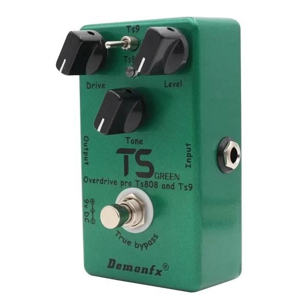 demonfx ts green overdrive pedal,high quality ts9 and ts808 overdrive booster guitar effect pedal