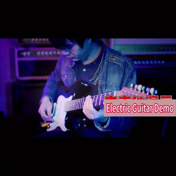 fesley 39 inch electric guitar, beginner electric guitar kit with hss pickup, full size solid body guitar starter set with amplifier, bag, strap, string, cable, picks, fst100, white