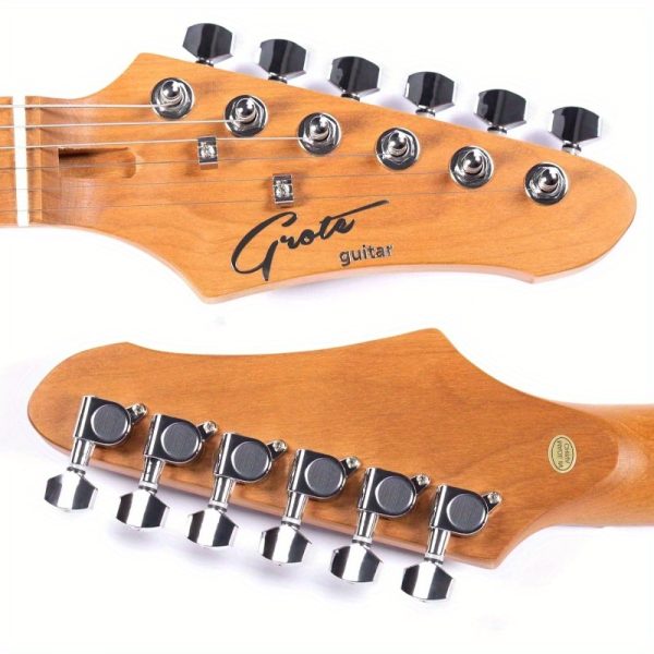 electric body guitar moderngst for beginners (coma red)