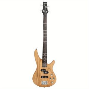 gib electric bass guitar full size 4 string burlywood