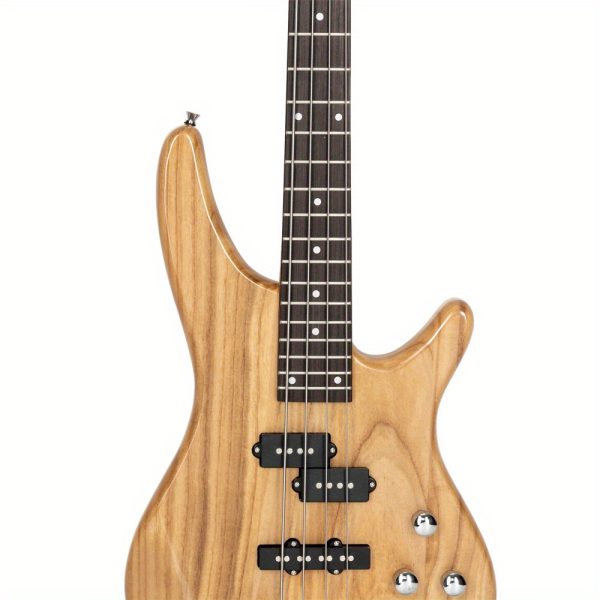gib electric bass guitar full size 4 string burlywood