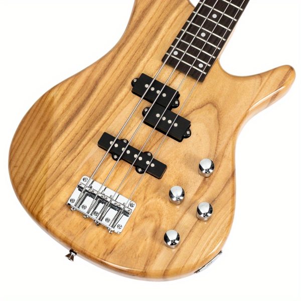 gib electric bass guitar full size 4 string burlywood
