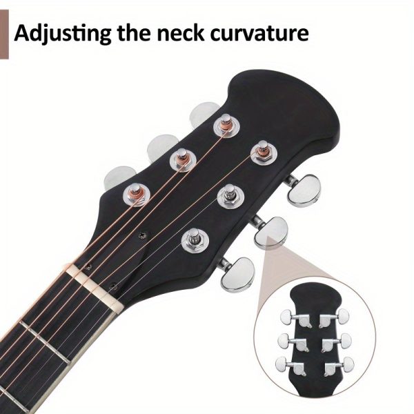 41 inch cutawary round back acoustic guitar spruce top with grape holes, black & mixed colors, dual bridge design, durable lightweight & easy clean for bassoonist & guitarists